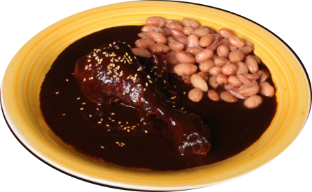 Mole Plate with Chicken
